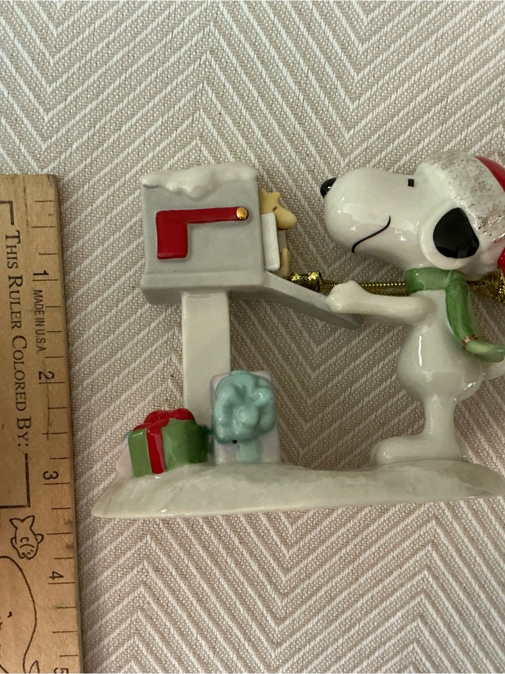 Lenox Peanuts “Snoopy’s Letter to Santa” Mailbox Holiday Ornament